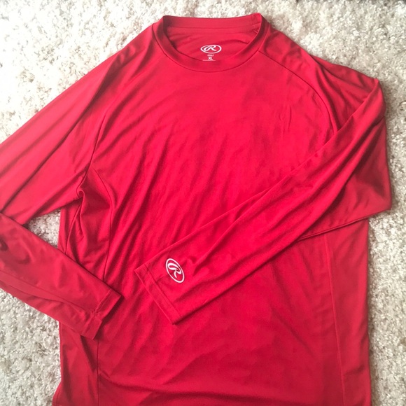 Rawlings Other - EUC Men’s Red Long Sleeve Rawlings Tee